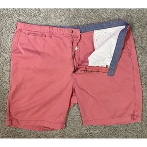 Polo Ralph Lauren Shorts Men 50B Pink Chino Classic Fit 10" Inseam‎ Cotton Big
